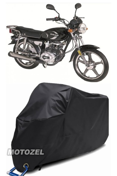 MotoZEL قماش مشمع أسود للدراجات النارية متوافق مع قفل Bisan Toprak WRC 100 مق...