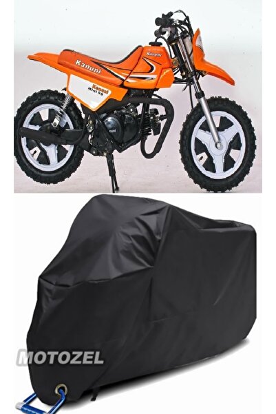 MotoZEL Kanuni Mini 50 Lock Compatible Black Motorcycle Tarpaulin Waterproof