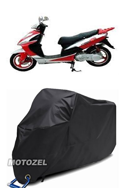 MotoZEL قماش القنب الأسود المتوافق مع قفل Mondial 151 RS مقاوم للماء