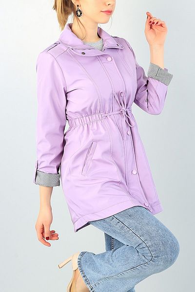 COCOCİX Gathered Waist Trench Coat