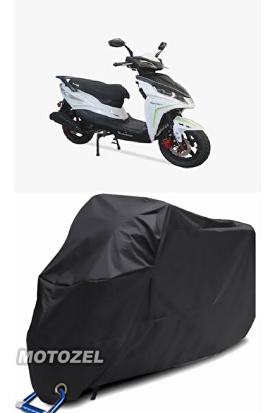 MotoZEL قماش القنب الأسود المتوافق مع قفل Motolux Wind 50 مقاوم للماء