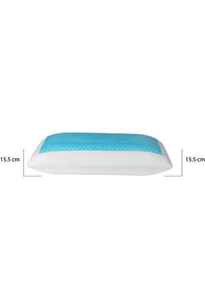 SOUB SLEEP Sogutucu Jel Serinletici Ortopedik Visco Yastık 40x60cm Büyük Boy