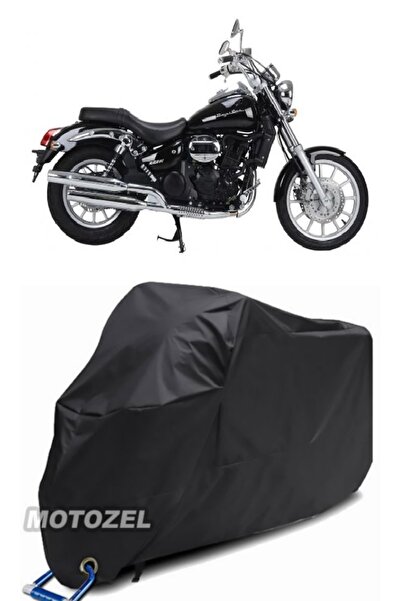 MotoZEL حقيبة خلفية سوداء من Daelim Daystar 250 وقماش قنب للدراجات النارية مت...