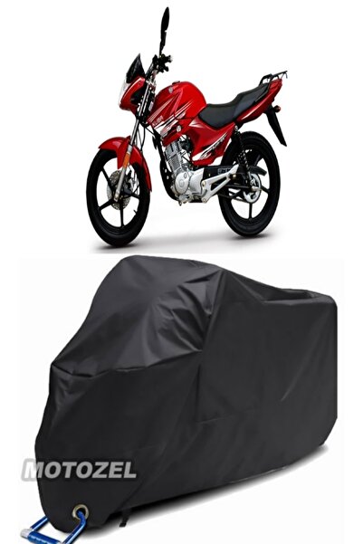 MotoZEL قماش Kuba Ruha 125 Lock متوافق مع القماش المشمع الأسود للدراجات النار...