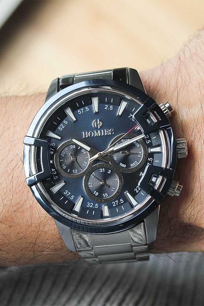 Homies Hm24065S01-3 Men's Wrist Watch with Steel Cord