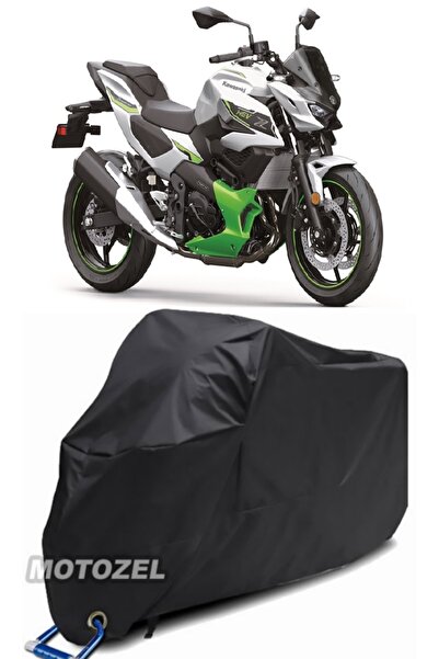 MotoZEL حقيبة خلفية سوداء هجينة من Kawasaki N?NJA7 مع قماش مشمع للدراجات النا...
