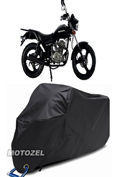 MotoZEL قماش القنب الأسود المتوافق مع قفل النسر Mondial 150 MR مقاوم للماء