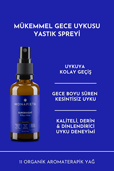 Monapieta İyi Geceler Seti | Mükemmel Gece Uykusu Yastık Spreyi & Rahatlatıcı Ayak SPA Balmı | 2 li Set