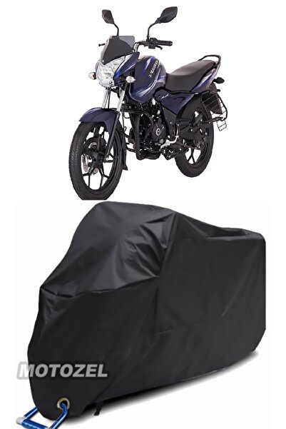 AutoZEL باجاج ديسكفري 150 S غطاء دراجة نارية أسود مقاوم للماء (متوافق مع القفل)