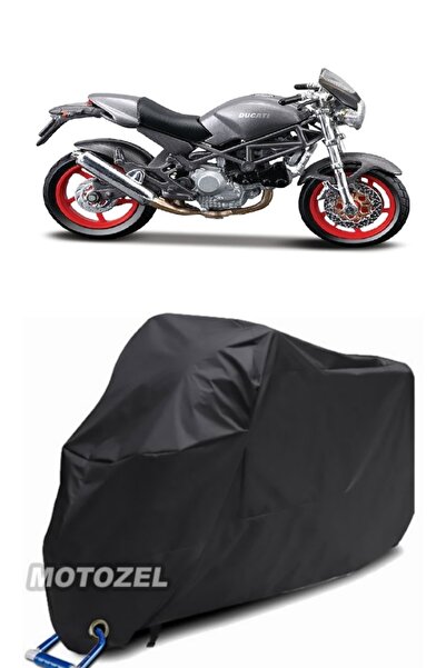 MotoZEL قماش القنب الأسود المتوافق مع قفل Ducati Monster 620ie مقاوم للماء