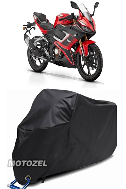 MotoZEL قماش القنب الأسود المتوافق مع القفل QJ SRK125 R مقاوم للماء