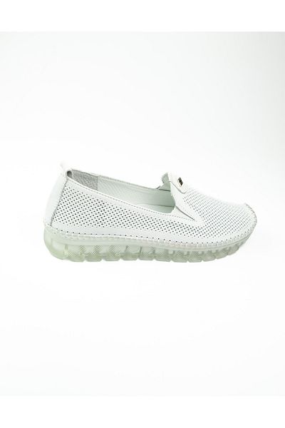 Castle Black 22385 Pantofi de damă casual din piele albă