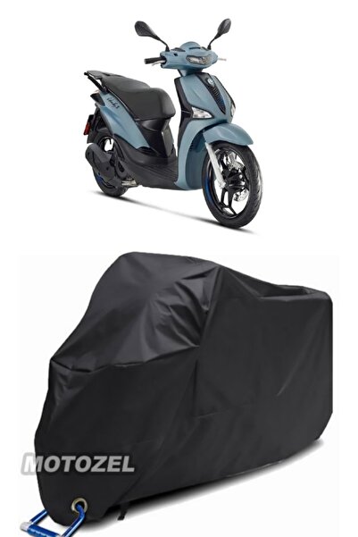 AutoZEL بياجيو ليبرتي 150 ماركة دراجة نارية سوداء مقاومة للماء (متوافقة مع ال...