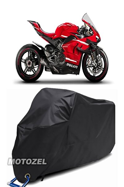 AutoZEL قماش مشمع للدراجات النارية دوكاتي بانيجال V4 S أسود مقاوم للماء (متوا...