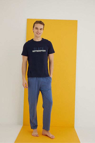 ELİTOL Combed Men's Pajama Suit