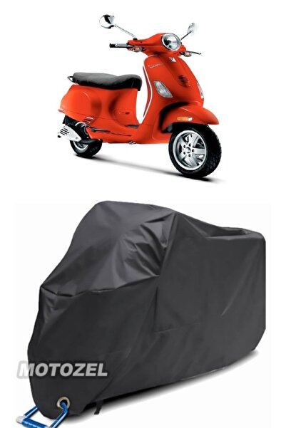 MotoZEL فيسبا LX 150، أي قماش مشمع أسود متوافق مع القفل مقاوم للماء