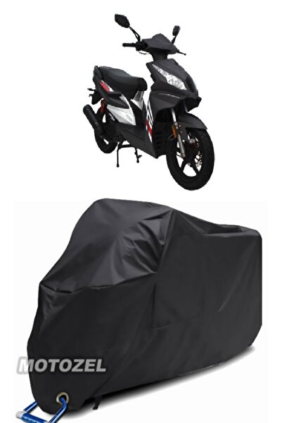 AutoZEL مونديال 125 أردور قماش مشمع أسود للدراجات النارية مقاوم للماء (متوافق...