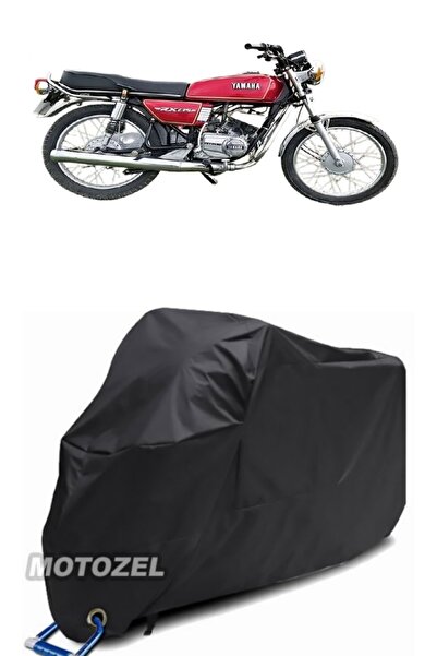 MotoZEL قماش القنب الأسود المتوافق مع قفل Yamaha RX 135 مقاوم للماء