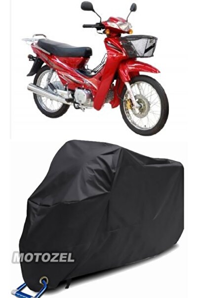 AutoZEL قماش مشمع أسود فاخر مقاوم للماء (متوافق مع القفل) للدراجات النارية من...