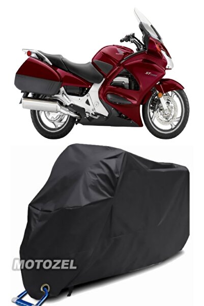 MotoZEL قماش مشمع أسود للدراجات النارية من هوندا ST 1300 Pan متوافق مع القفل ...