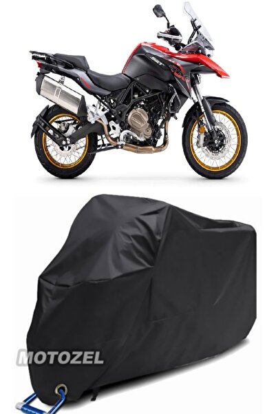 MotoZEL قماش القنب الأسود المتوافق مع QJ SRT700 X Lock مقاوم للماء