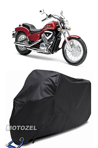 MotoZEL حقيبة خلفية Honda VT 600 Shadow Black وقماش قنب للدراجات النارية متوا...