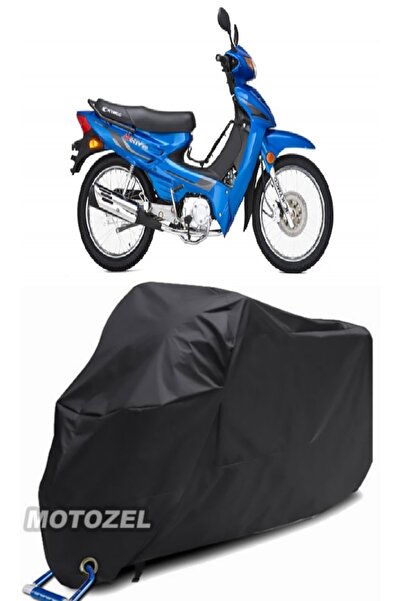 AutoZEL Kymco Aktiv 125 غطاء دراجة نارية أسود مقاوم للماء (متوافق مع القفل)