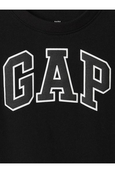 GAP Baby Boy Gap Logo T-Shirt Black