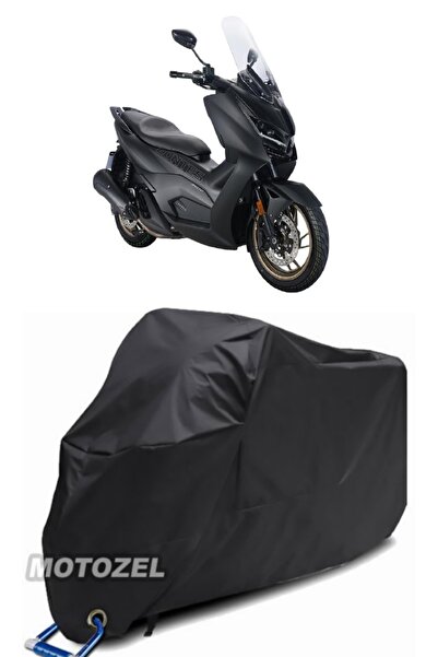 AutoZEL زونتس 350 D قماش مشمع أسود للدراجات النارية مقاوم للماء (متوافق مع ال...