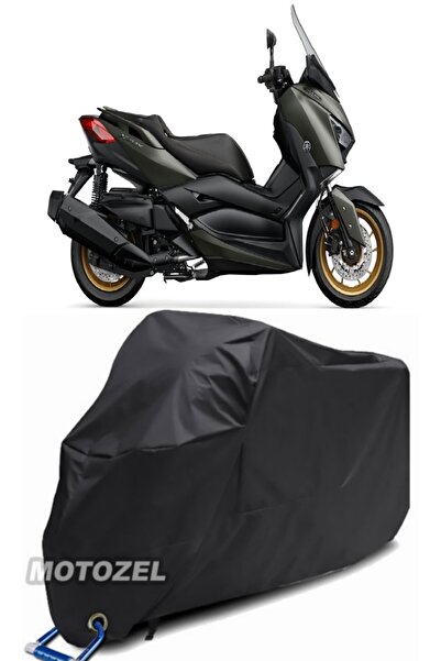 MotoZEL قماش مشمع أسود للدراجات النارية ياماها X-Max 400 Tech Max متوافق مع ق...