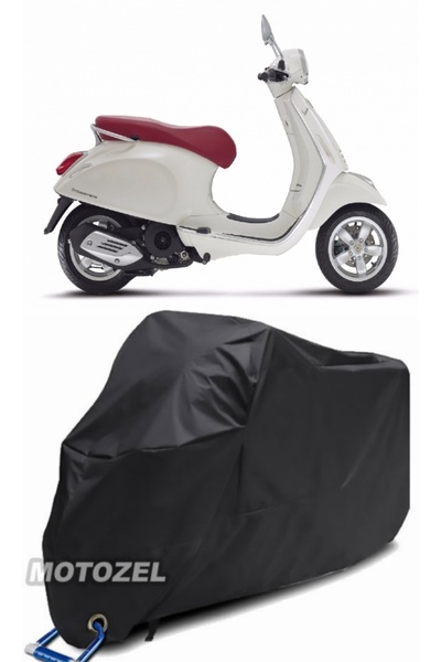 MotoZEL قماش فيسبا بريمافيرا 150 متوافق مع قفل أسود للدراجات النارية مقاوم للماء