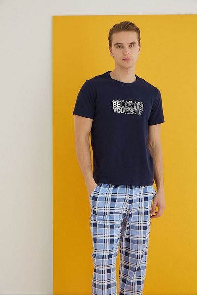 ELİTOL Combed Men's Pajama Suit