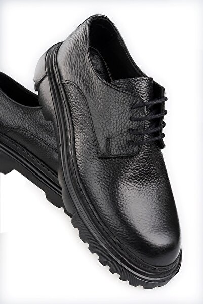 depderi %100 Hakiki Deri, İtalyan Tasarım, Flortur Deri, Dikişli, İç Dış Deri Erkek Ayakkabı