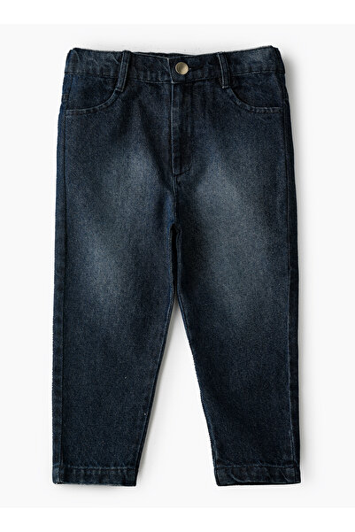 Basicxx Girls' Blue Washed Denim Jeans