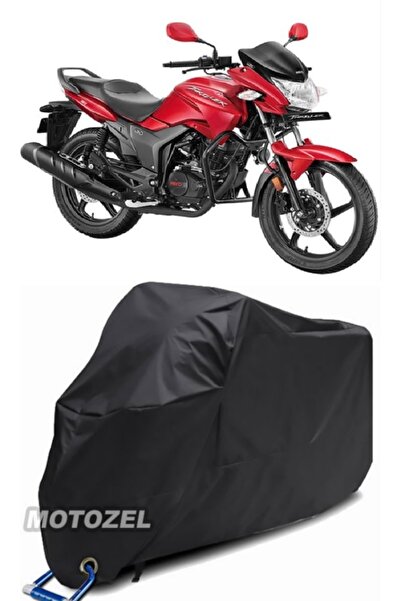 AutoZEL غطاء دراجة نارية أسود من آسيا هيرو 125 مقاوم للماء (متوافق مع القفل)