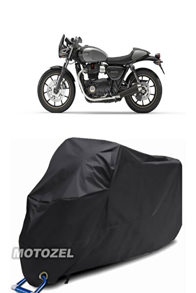 MotoZEL قماش القنب الأسود المتوافق مع قفل كأس شارع انتصار مقاوم للماء