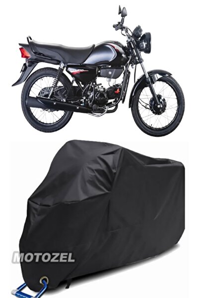 MotoZEL قماش القنب الأسود المتوافق مع قفل Honda Hero 100 مقاوم للماء