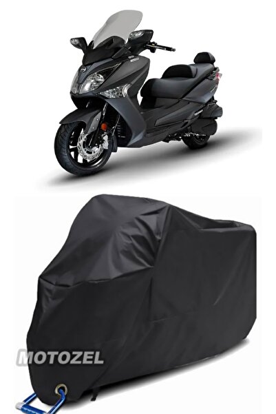 MotoZEL قماش القنب الأسود المتوافق مع قفل Sym Joymax 250i ABS مقاوم للماء