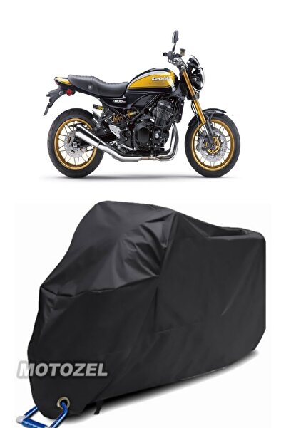 MotoZEL قماش القنب الأسود المتوافق مع قفل Kawasaki Z 900 RS مقاوم للماء