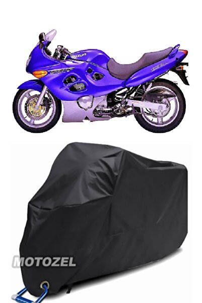 MotoZEL حقيبة خلفية سوداء وقفل متوافق مع القماش المشمع للدراجات النارية مقاوم...