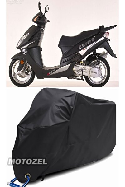 MotoZEL قماش القنب الأسود للدراجات النارية المتوافق مع قفل Rokko 150، مقاوم ل...