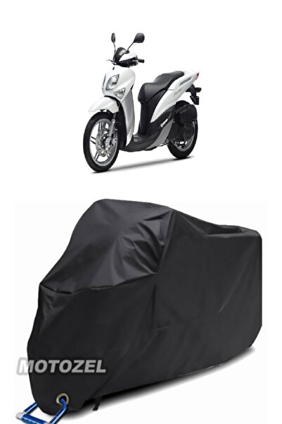 MotoZEL قماش مشمع للدراجات النارية ياماها Xenter 150 أسود متوافق مع الحقيبة ا...