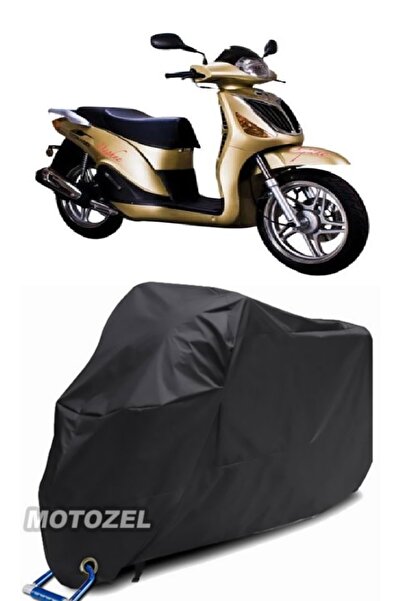 MotoZEL قماش دراجة نارية أسود متوافق مع قفل دورادو دافني مقاوم للماء