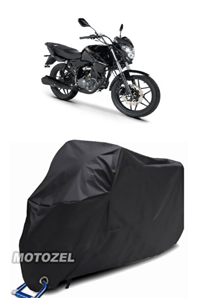 AutoZEL قماش مشمع للدراجات النارية Rks 125R أسود مقاوم للماء (متوافق مع القفل)