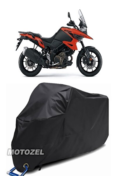 MotoZEL قماش القنب الأسود المتوافق مع قفل سوزوكي V-Strom 1050 مقاوم للماء
