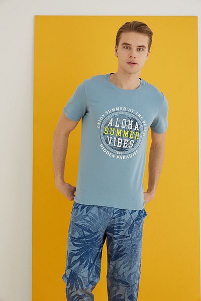 ELİTOL Combed Men's Pajama Suit