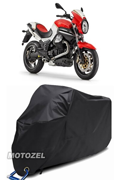 AutoZEL غطاء دراجة نارية Moto GuzziSport 1200 أسود مقاوم للماء (متوافق مع القفل)