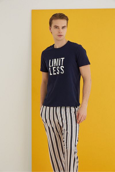 ELİTOL Combed Men's Pajama Suit