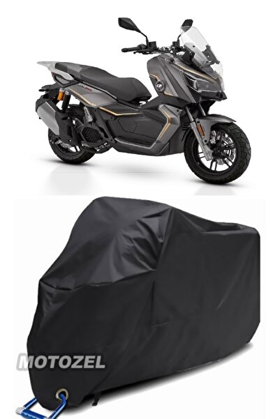 MotoZEL قماش القنب الأسود المتوافق مع قفل QJ ATR125 مقاوم للماء