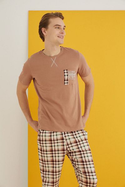 ELİTOL Combed Men's Pajama Suit